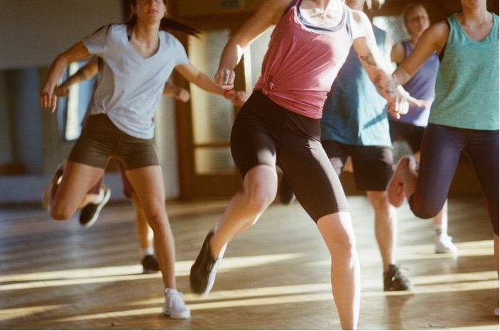 Dance fitness class